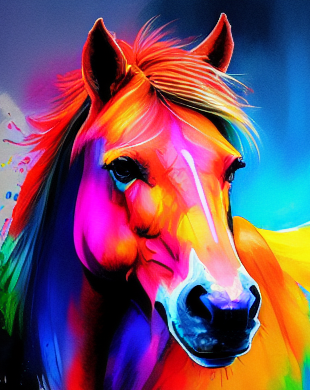 Ein neues Logo für Fróður: fast dasselbe Pferd wie früher, nur in knalligen Farben